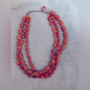 Triple strand Jasper necklace